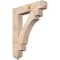 Ekena Millwork Merced Arts & Crafts Smooth Bracket, Douglas Fir, 5 1/2"W x 32"D x 40"H BKT06X32X40MRC03SDF - alternate 1